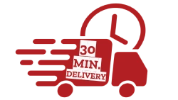 30 Min. Delivery Icon